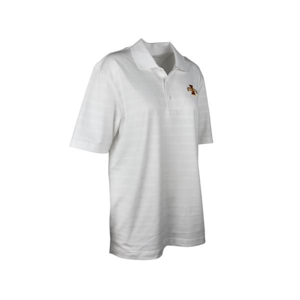 Champion® I-State White Striped Polo